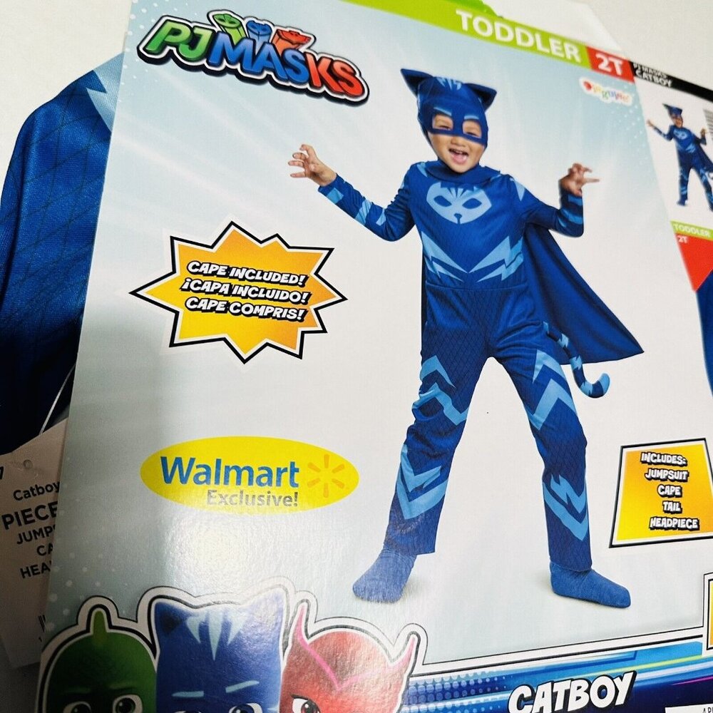 Toddler 2T Catboy Costume PJ Masks Halloween Cat Boy